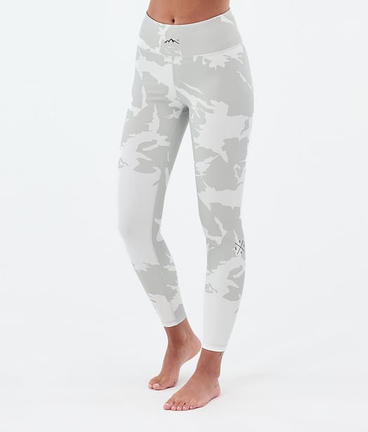 Dope Snuggle W Underställsbyxa Dam 2X-Up Grey Camo