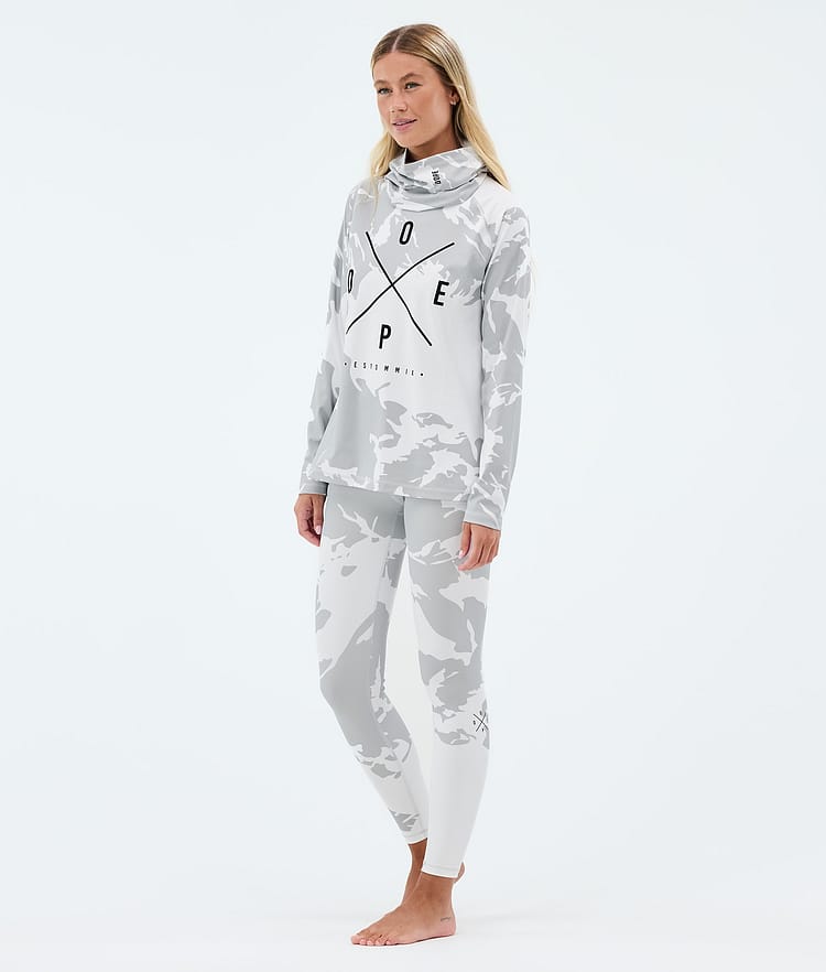 Dope Snuggle W Underställsbyxa Dam 2X-Up Grey Camo, Image 3 of 7