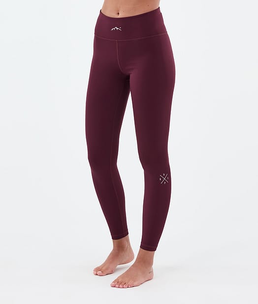 Dope Snuggle W Underställsbyxa Dam 2X-Up Burgundy