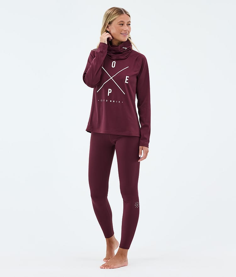 Dope Snuggle W Underställsbyxa Dam 2X-Up Burgundy, Image 3 of 7