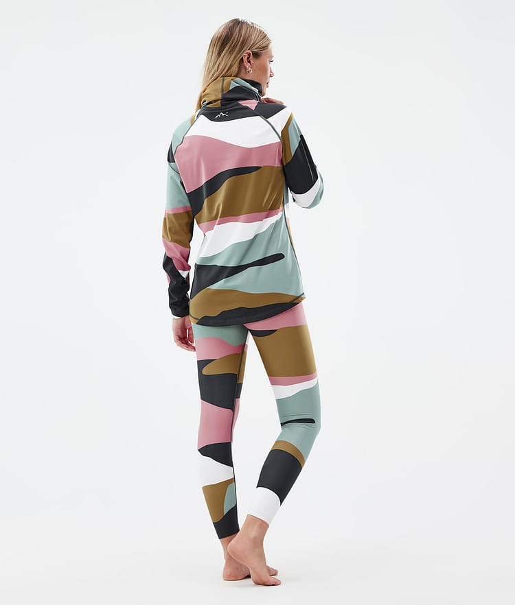 Dope Snuggle W Underställsbyxa Dam 2X-Up Shards Gold Muted Pink, Bild 4 av 7