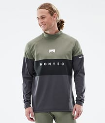 Montec Alpha 24 Underställströja Herr Greenish/Black/Phantom