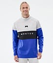 Montec Alpha Underställströja Herr Light Grey/Black/Cobalt Blue