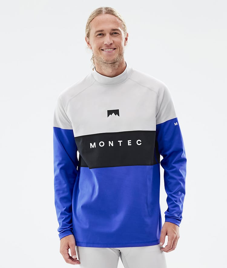 Montec Alpha Underställströja Herr Light Grey/Black/Cobalt Blue, Bild 1 av 6
