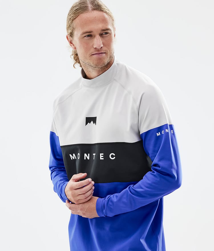 Montec Alpha Underställströja Herr Light Grey/Black/Cobalt Blue, Image 2 of 6