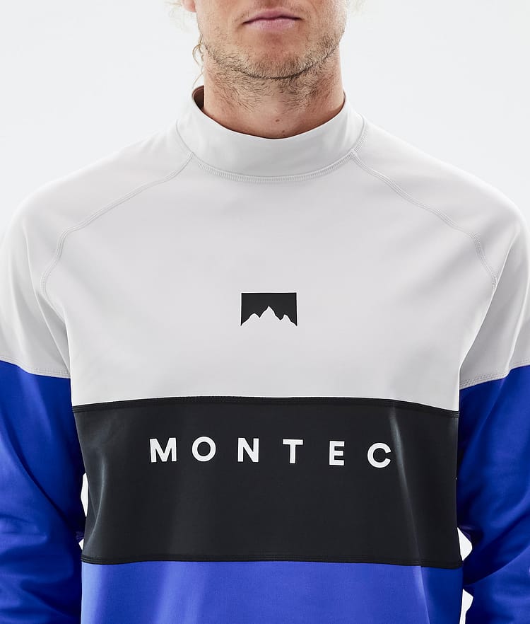 Montec Alpha Underställströja Herr Light Grey/Black/Cobalt Blue, Bild 6 av 6