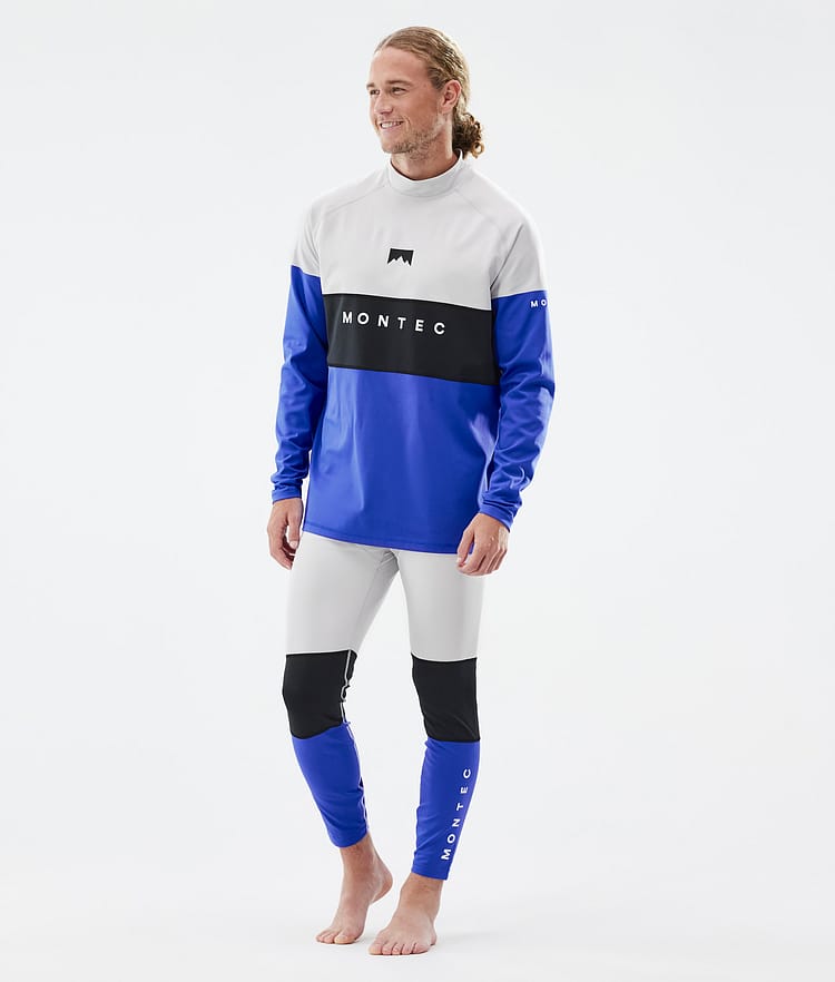 Montec Alpha Underställsbyxa Herr Light Grey/Black/Cobalt Blue, Image 3 of 7