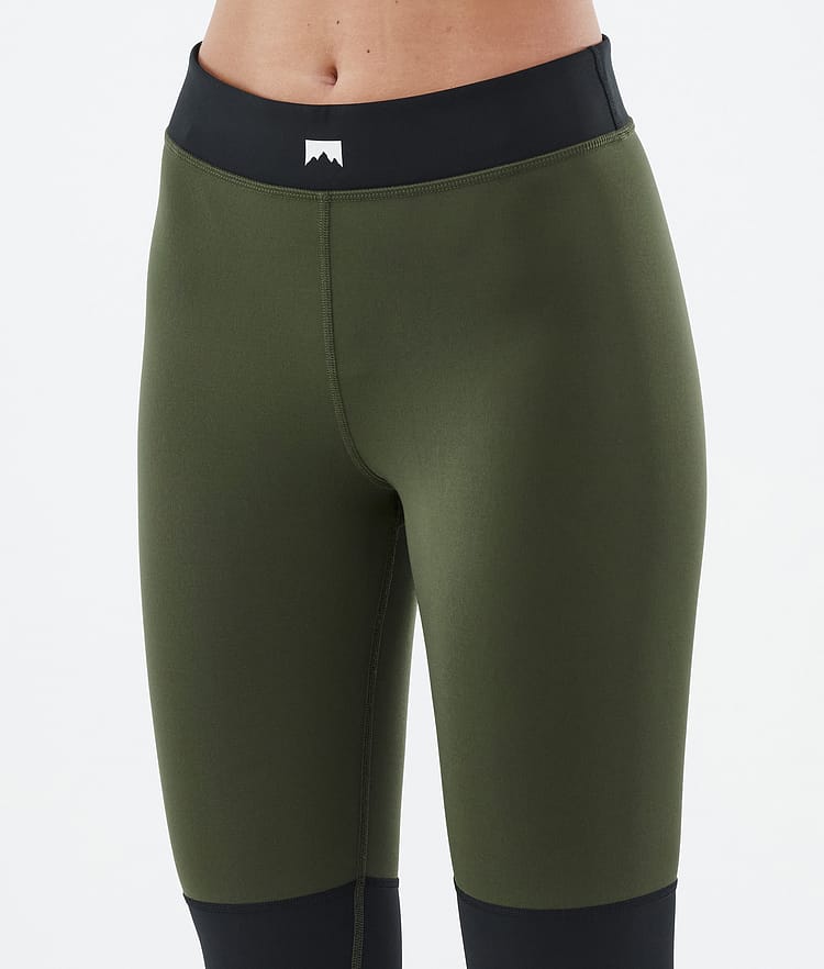 Montec Alpha W Underställsbyxa Dam Olive Green/Black/Greenish, Bild 5 av 7
