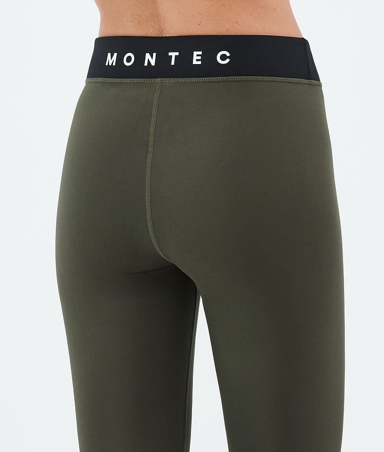 Montec Alpha W Underställsbyxa Dam Olive Green/Black/Greenish, Bild 6 av 7