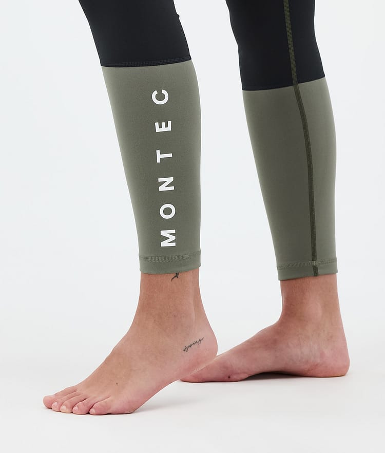 Montec Alpha W Underställsbyxa Dam Olive Green/Black/Greenish, Bild 7 av 7