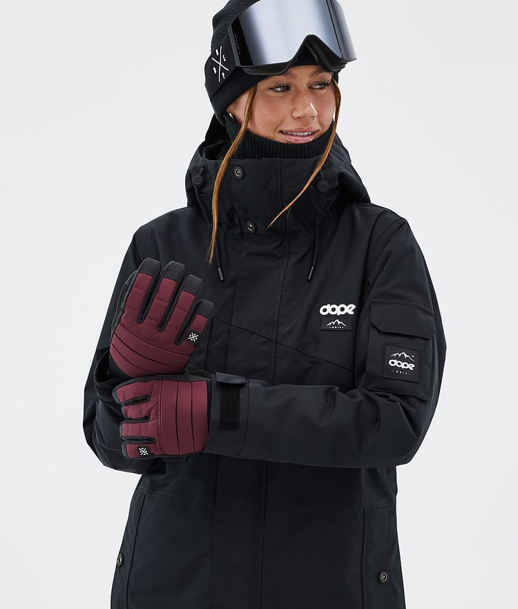Dope Ace 24 Skidhandskar Burgundy, Bild 3 av 5