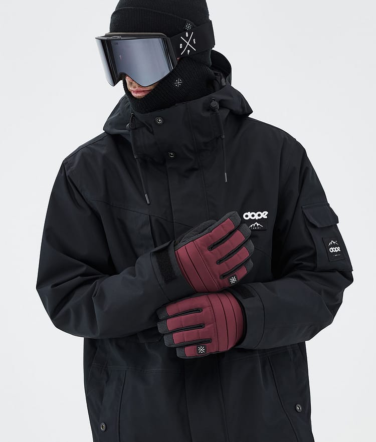 Dope Ace 24 Skidhandskar Burgundy, Bild 4 av 5