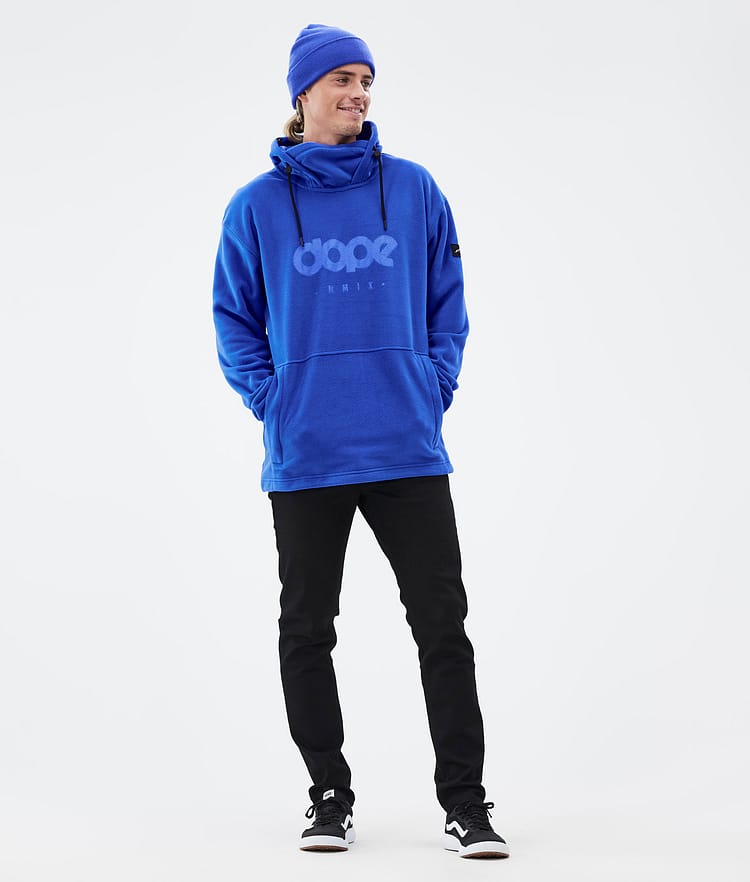 Dope Cozy II Fleecehood Herr Cobalt Blue