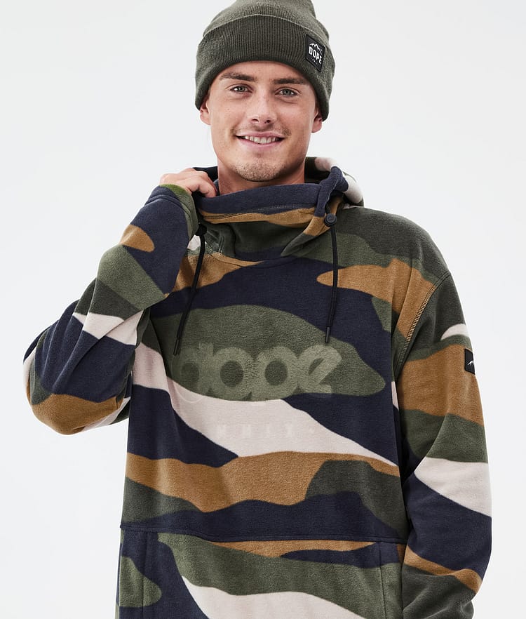 Dope Cozy II Fleecehood Herr Shards Gold Green, Bild 2 av 7