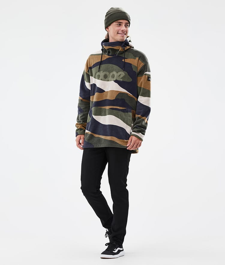 Dope Cozy II Fleecehood Herr Shards Gold Green, Bild 3 av 7