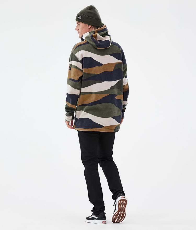 Dope Cozy II Fleecehood Herr Shards Gold Green, Bild 4 av 7