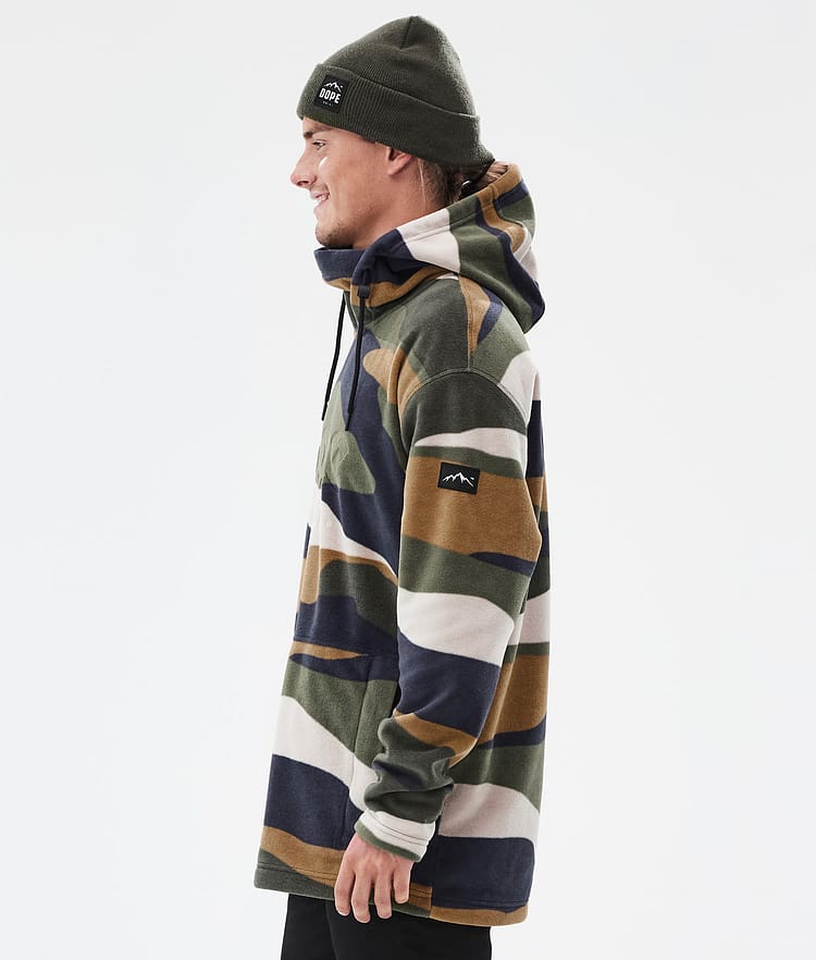 Dope Cozy II Fleecehood Herr Shards Gold Green, Bild 5 av 7