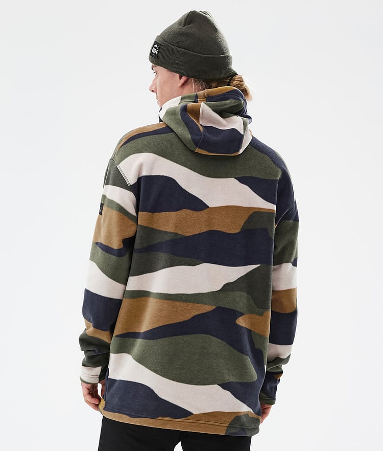 Dope Cozy II Fleecehood Herr Shards Gold Green, Bild 6 av 7