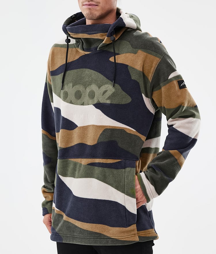 Dope Cozy II Fleecehood Herr Shards Gold Green, Bild 7 av 7