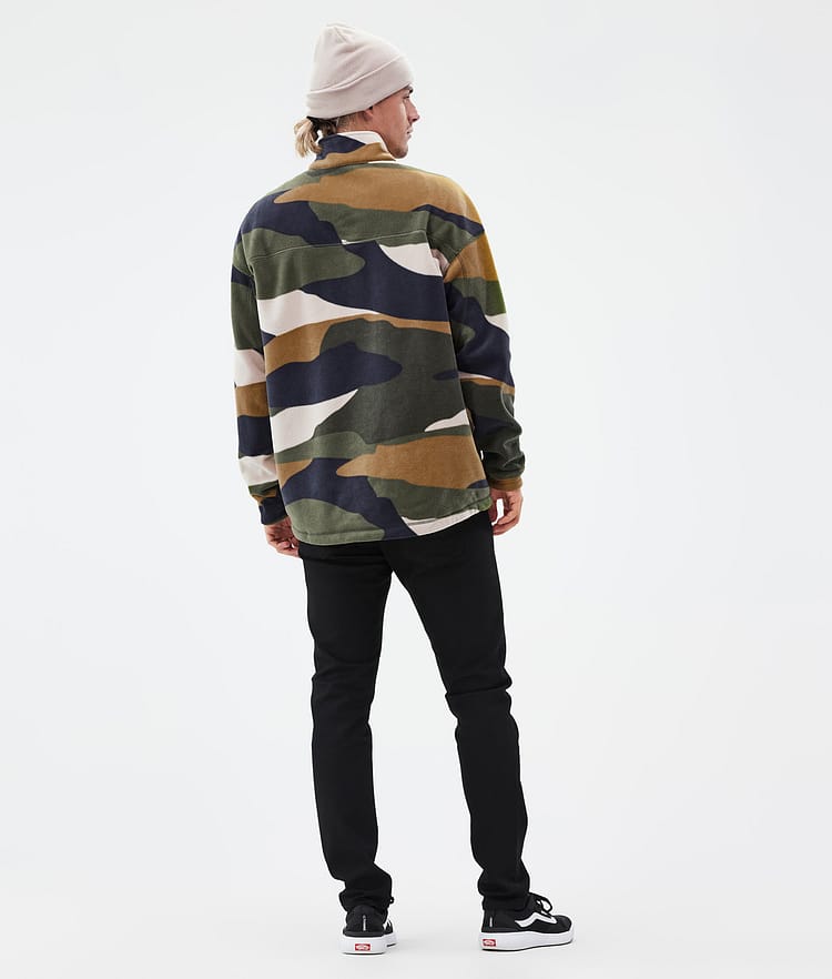 Dope Comfy Fleecetröja Herr Shards Gold Green, Bild 4 av 6