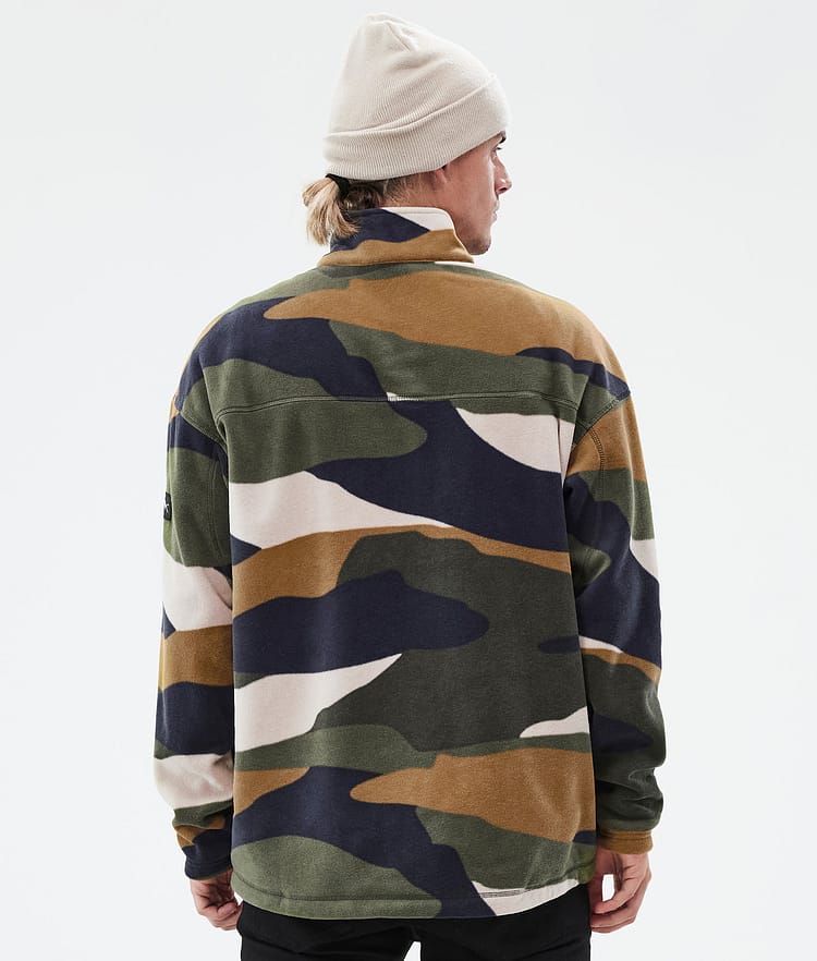 Dope Comfy Fleecetröja Herr Shards Gold Green, Bild 6 av 6