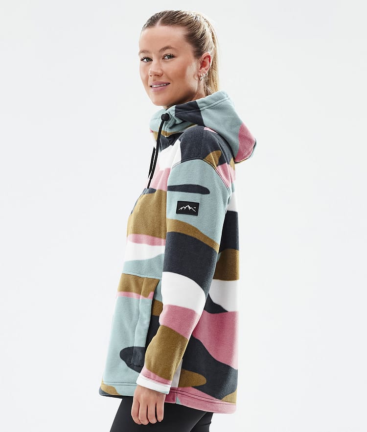 Dope Cozy II W Fleecehood Dam Shards Gold Muted Pink, Bild 5 av 7