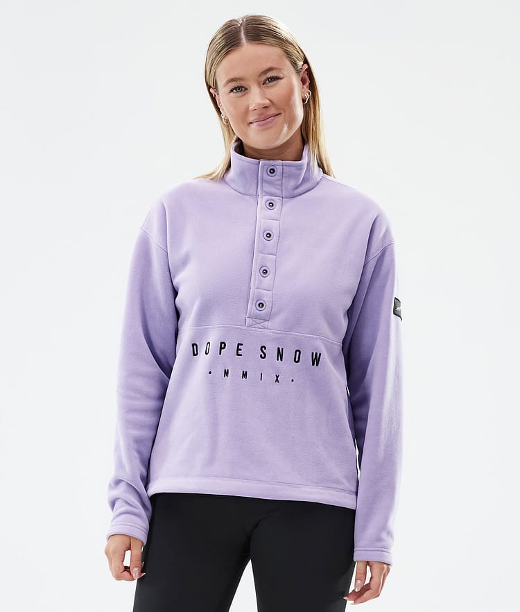 Dope Comfy W Fleecetröja Dam Faded Violet, Bild 1 av 6