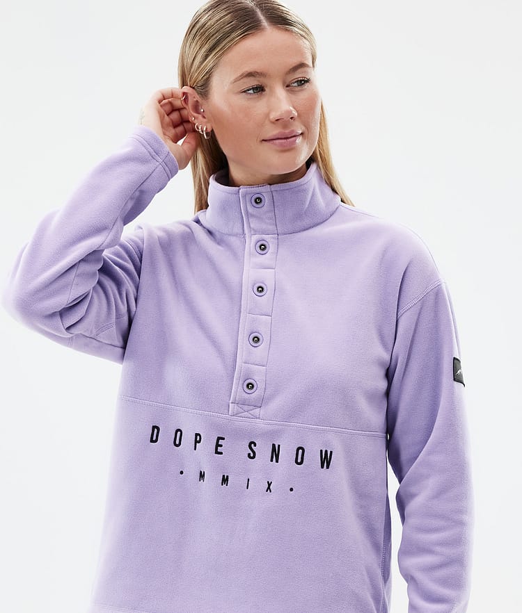 Dope Comfy W Fleecetröja Dam Faded Violet, Bild 2 av 6