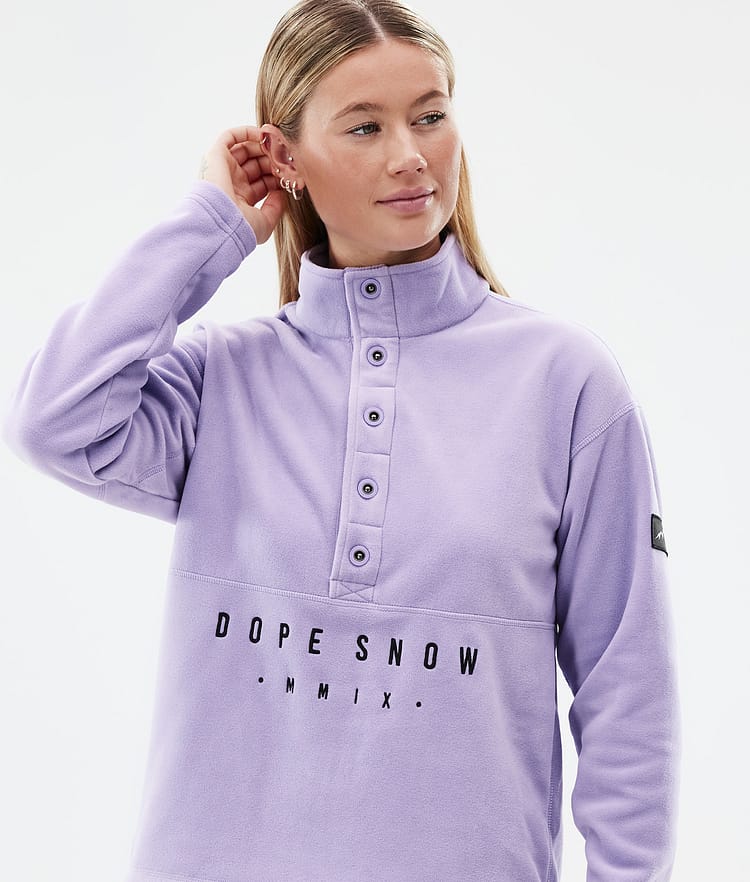 Dope Comfy W Fleecetröja Dam Faded Violet