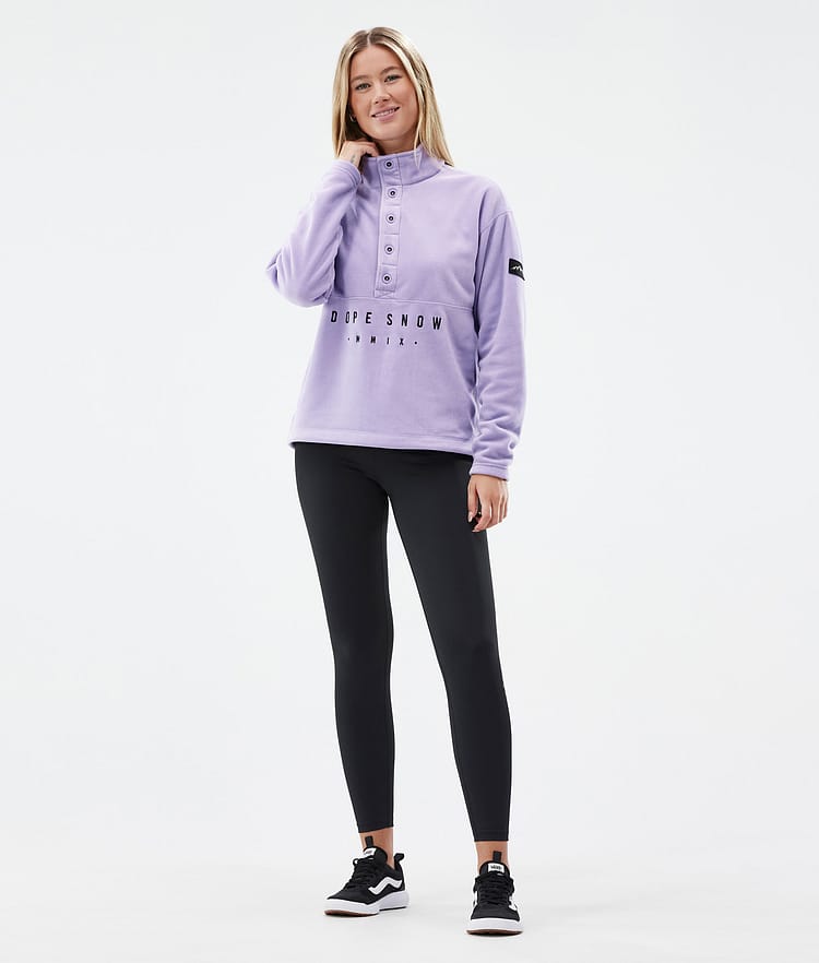 Dope Comfy W Fleecetröja Dam Faded Violet, Bild 3 av 6