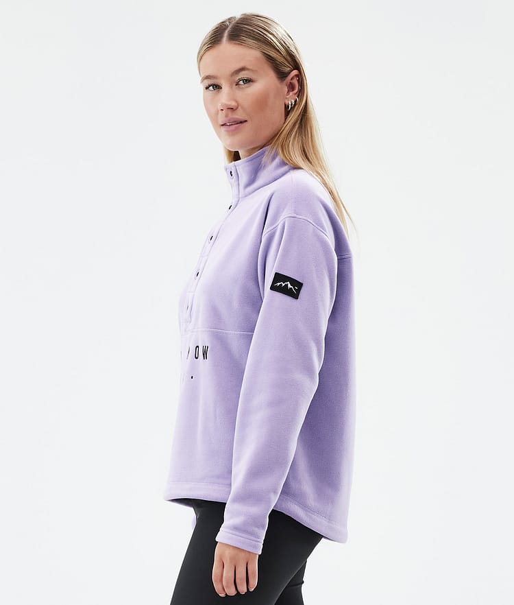 Dope Comfy W Fleecetröja Dam Faded Violet, Bild 5 av 6