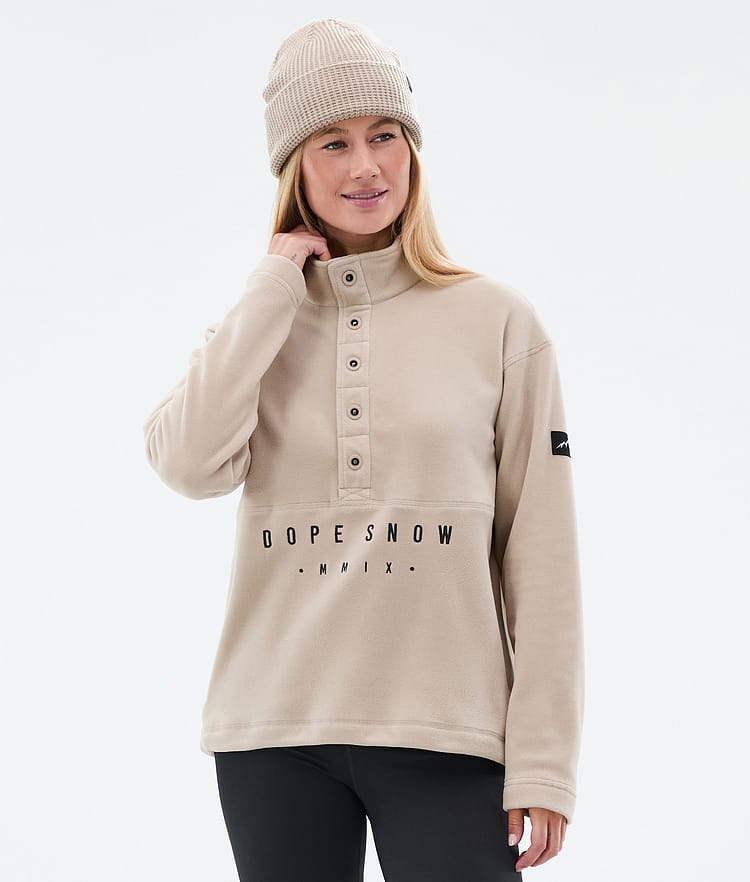 Dope Comfy W Fleecetröja Dam Sand, Bild 1 av 6