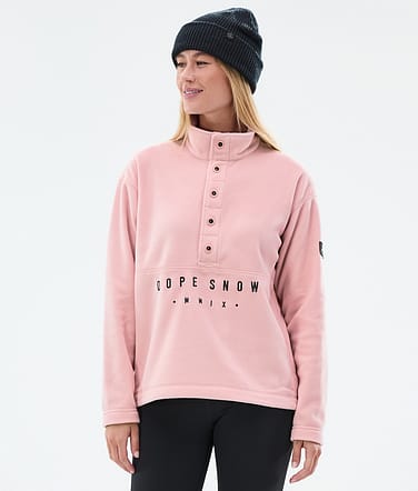 Dope Comfy W Fleecetröja Dam Soft Pink