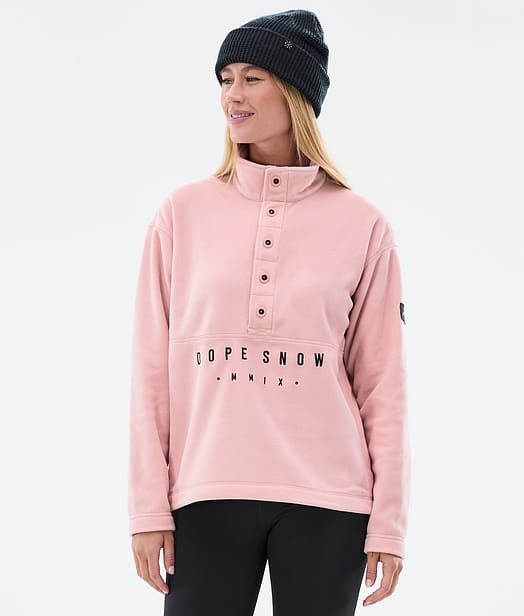 Dope Comfy W Fleecetröja Dam Soft Pink