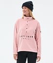 Dope Comfy W Fleecetröja Dam Soft Pink