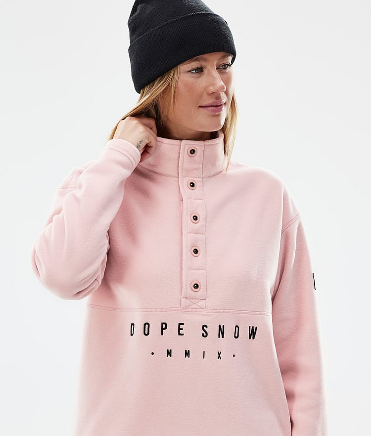 Dope Comfy W Fleecetröja Dam Soft Pink