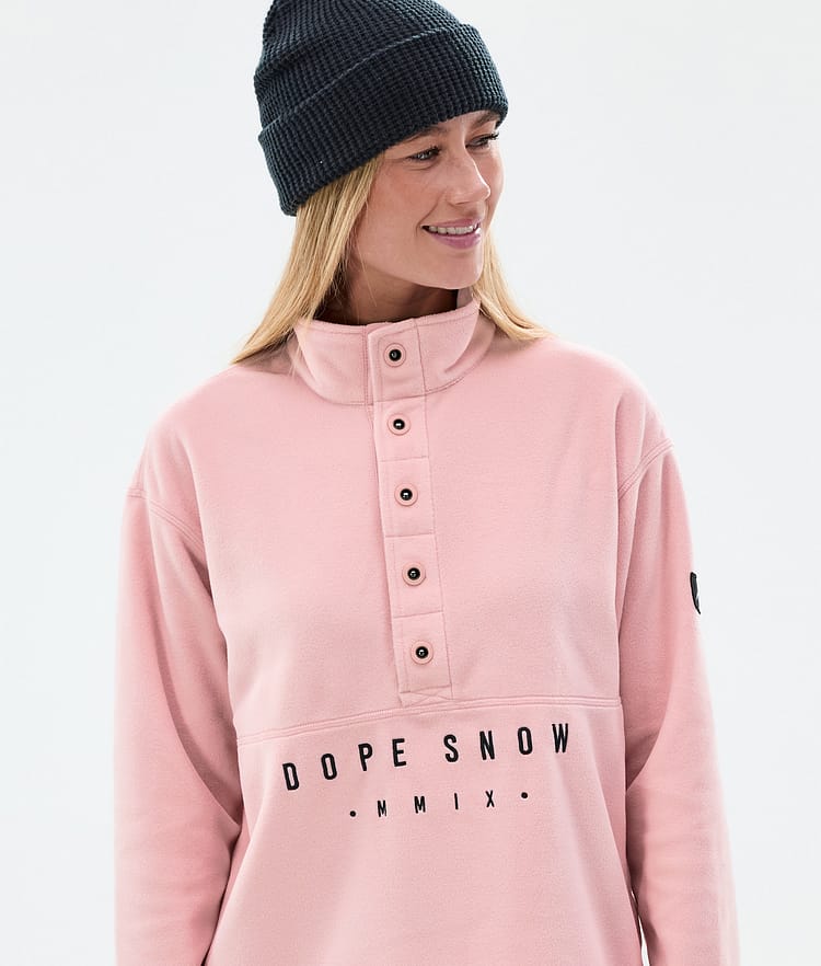 Dope Comfy W Fleecetröja Dam Soft Pink, Bild 2 av 6