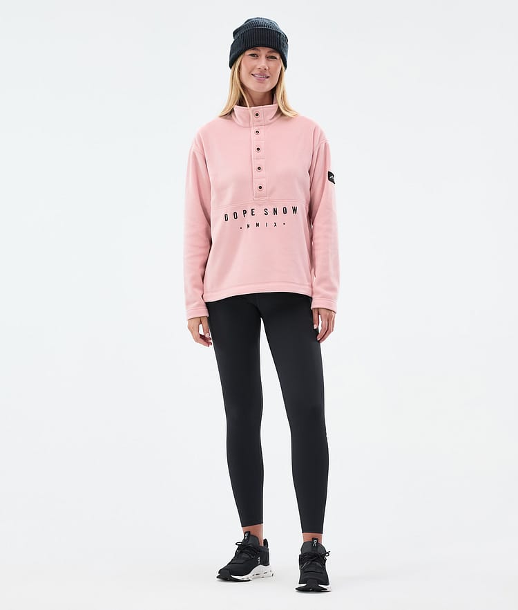 Dope Comfy W Fleecetröja Dam Soft Pink, Bild 3 av 6