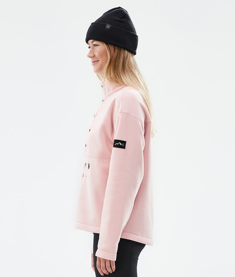 Dope Comfy W Fleecetröja Dam Soft Pink