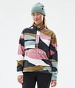 Dope Comfy W Fleecetröja Dam Shards Gold Muted Pink