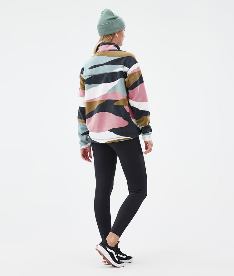 Dope Comfy W Fleecetröja Dam Shards Gold Muted Pink, Image 4 of 6
