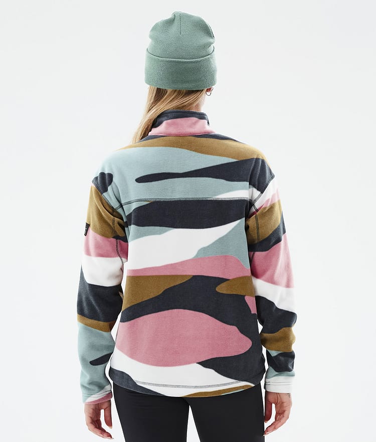 Dope Comfy W Fleecetröja Dam Shards Gold Muted Pink, Image 6 of 6