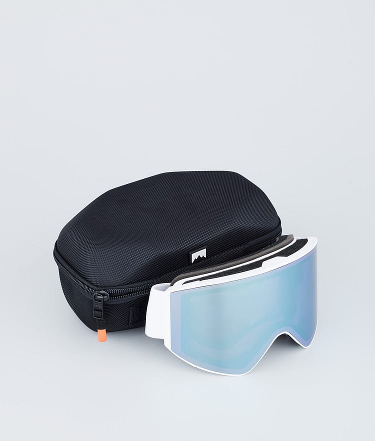 Montec Scope Skidglasögon White W/White Moon Blue Mirror, Bild 4 av 6