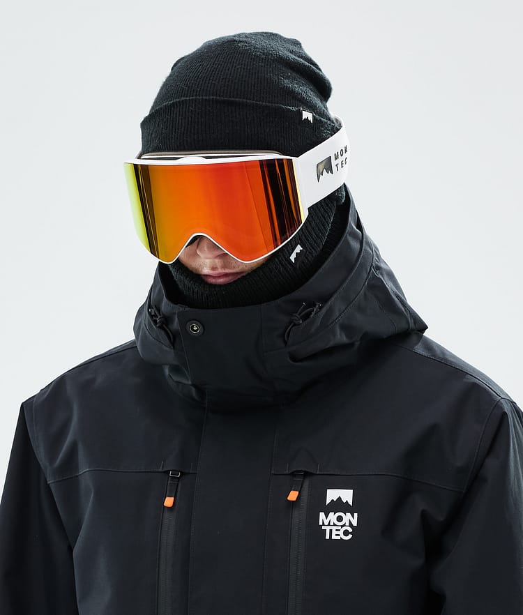 Montec Scope Skidglasögon White W/White Ruby Red Mirror, Bild 3 av 6