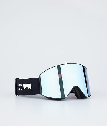 Montec Scope Skidglasögon Black W/Black Moon Blue Mirror