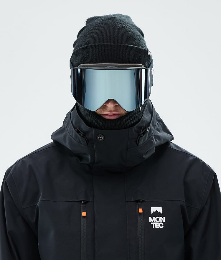 Montec Scope Skidglasögon Black W/Black Moon Blue Mirror, Bild 2 av 6