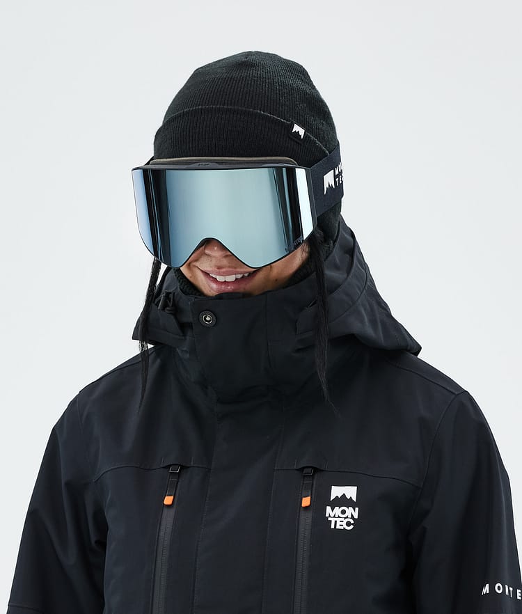 Montec Scope Skidglasögon Black W/Black Moon Blue Mirror, Bild 3 av 6