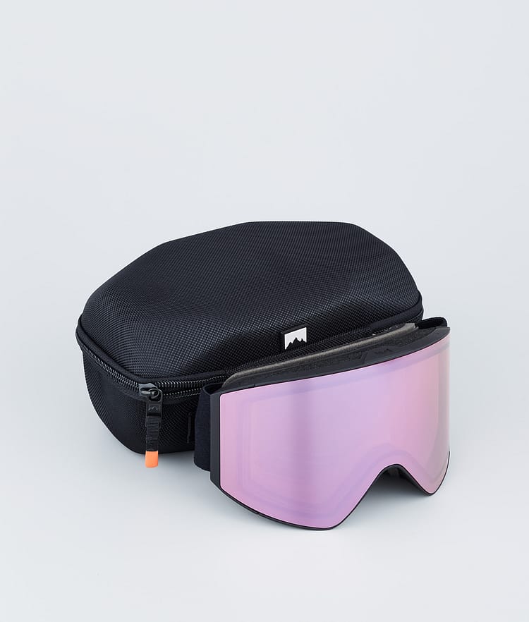 Montec Scope Skidglasögon Black W/Black Pink Sapphire Mirror, Bild 4 av 6