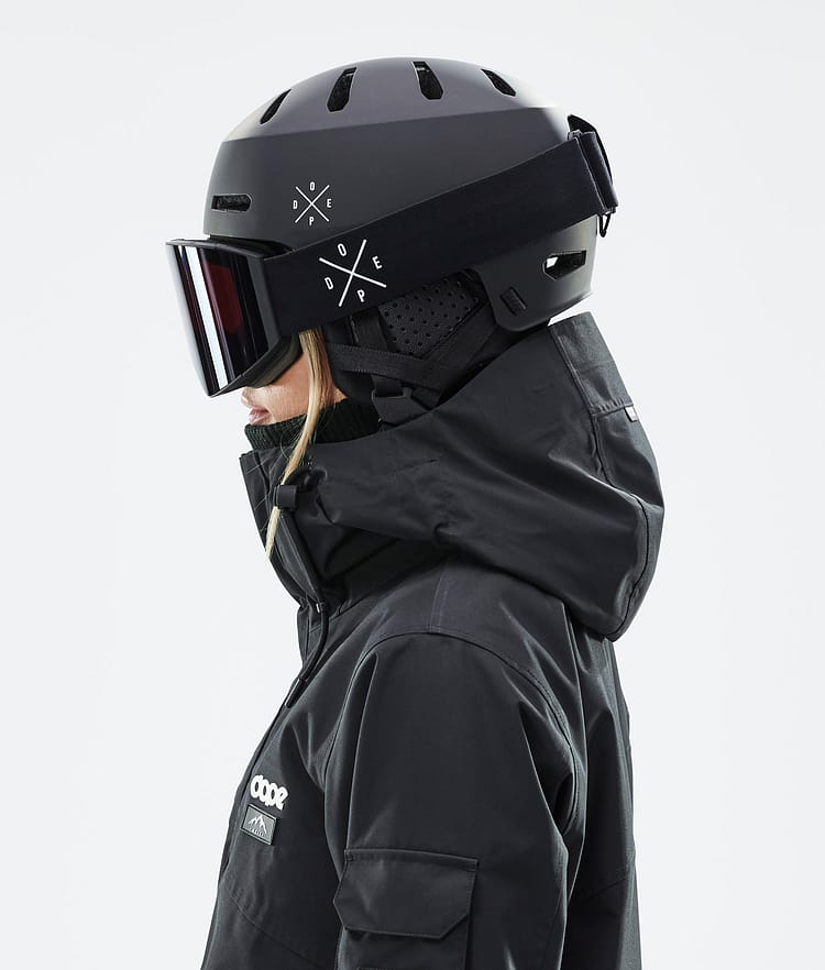 Dope Macon 2.0 Skidhjälm X-Up Matte Black w/ Black, Bild 8 av 8