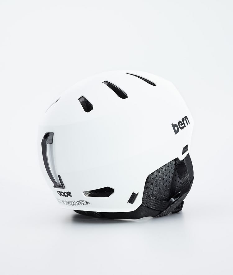 Dope Macon 2.0 Skidhjälm Classic Matte White w/ Black, Bild 3 av 8